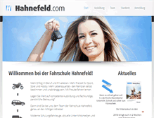 Tablet Screenshot of hahnefeld.com